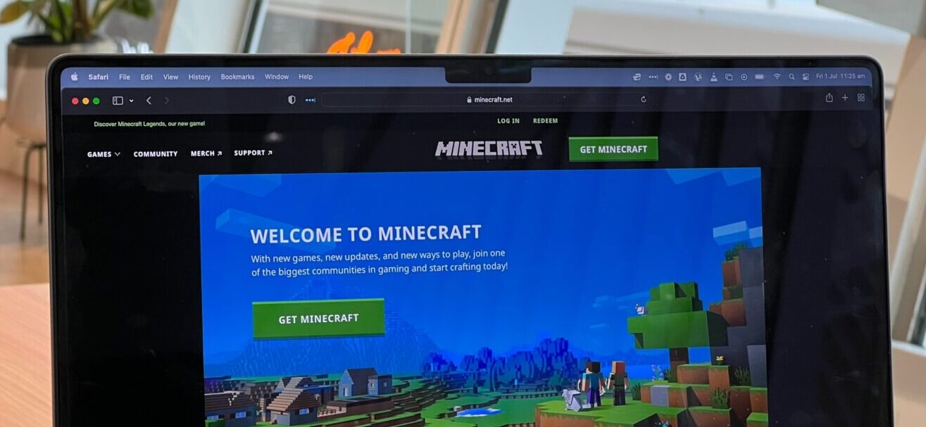 minecraft screen